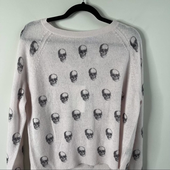 Skull Cashmere light pink crew neck sweater size XS - Picture 7 of 7
